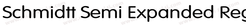 Schmidtt Semi Expanded Regular字体转换